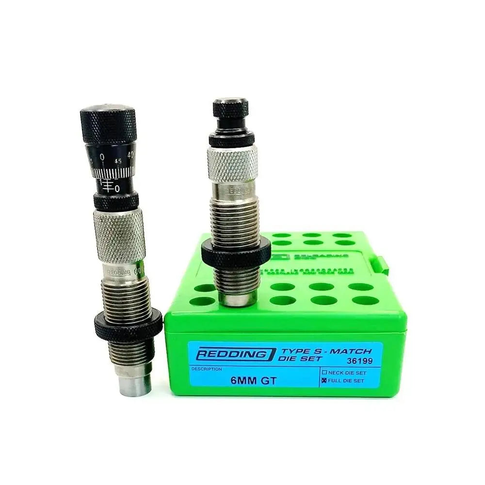 Redding Reloading Equipment Rifle Dies 6mm Gt Type S-match Full Die Set Buy at Faith and Freedom Outdoors