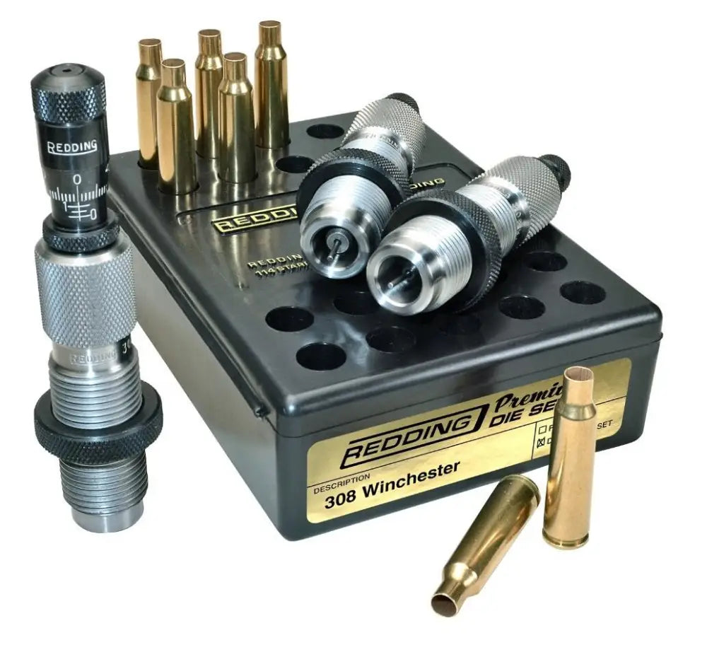 Redding Reloading Equipment Rifle Dies Premium Series Deluxe 3-die Set.30-06 Sprg Buy at Faith and Freedom Outdoors
