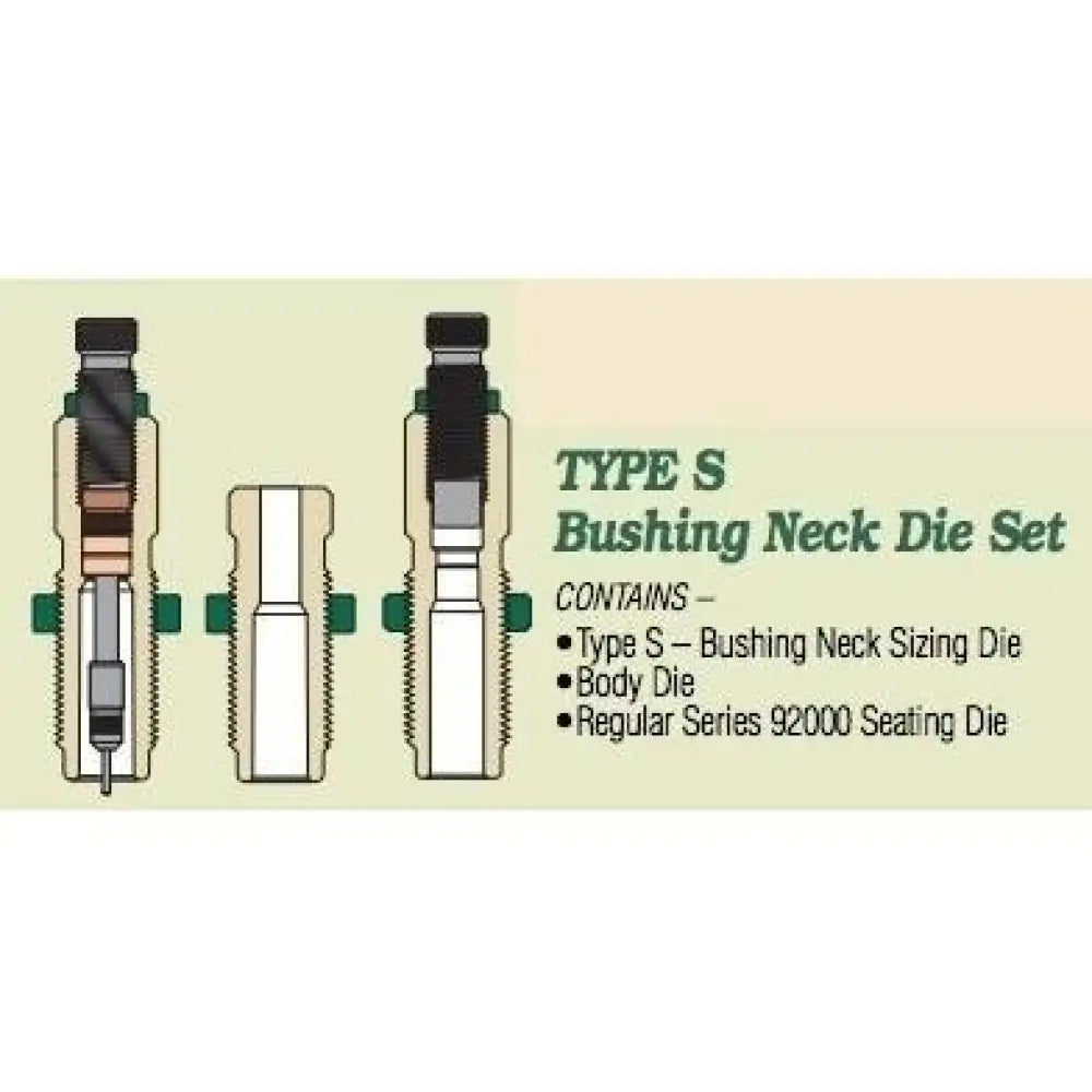 Redding Reloading Equipment Rifle Dies Type s Bushing Neck Die Set 6mm Dasher Buy at Faith and Freedom Outdoors