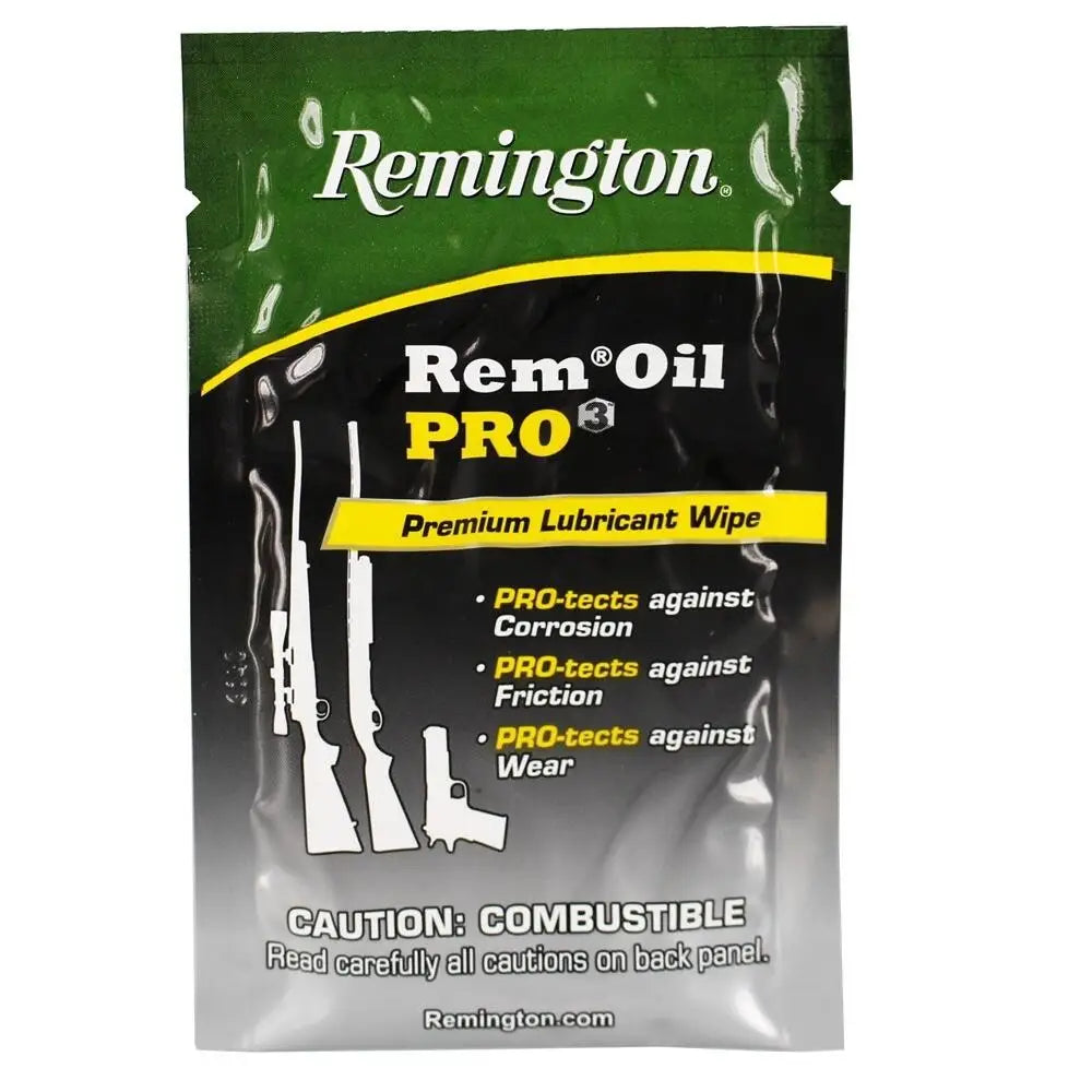 Remington Cloths & Wipes Pro3 Premium Lubricant Protectant-individual 1/ct Buy at Faith and Freedom Outdoors
