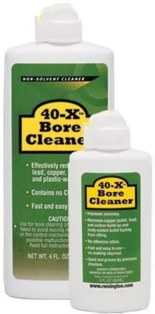 Remington Gun Oils & Cleaning Solvents 40-x Bore Cleaner - 4 Oz Bottle 1-pack Buy at Faith and Freedom Outdoors