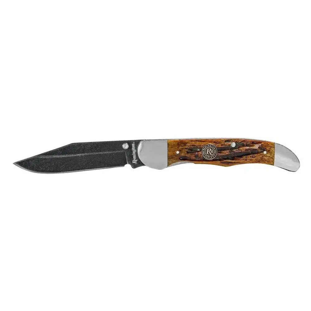 Remington Knives & Edged Tools Back Woods Lock Folding Knife Clip Point Blade Brown Buy at Faith and Freedom Outdoors