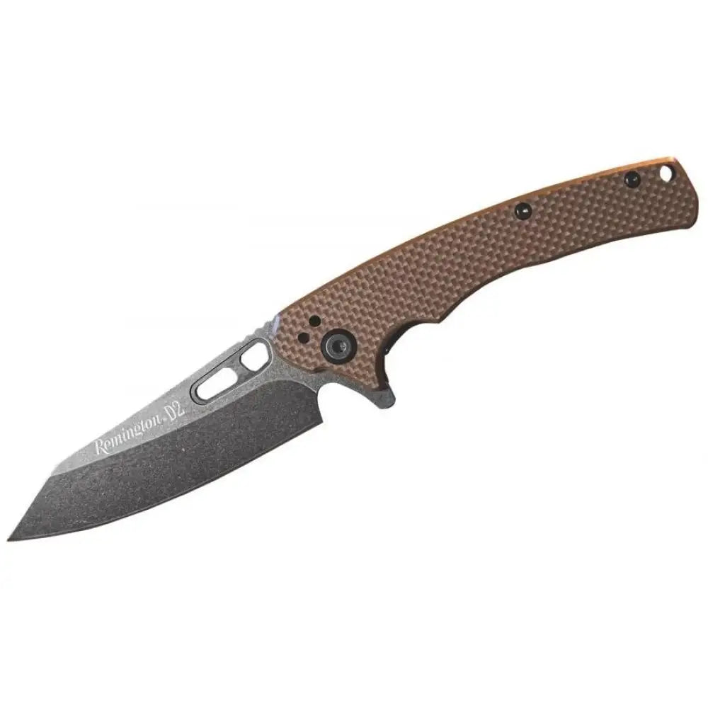 Remington Knives & Edged Tools Edc Coping Folding Knife 4’’ Blade Tan Buy at Faith and Freedom Outdoors