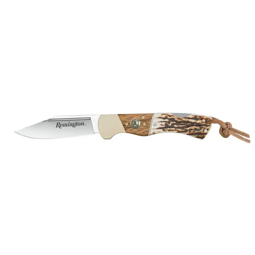 Remington Knives & Edged Tools Guide Lock Back Folding Knife Clip Point Blade Brown Buy at Faith and Freedom Outdoors