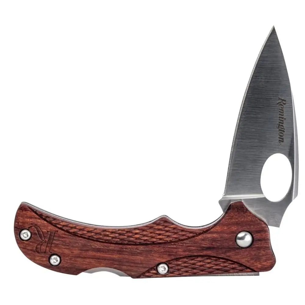 Remington Knives & Edged Tools Woodland Liner Lock Folding Knife 3-1/2’’ Drop Point Blade Brown Buy at Faith