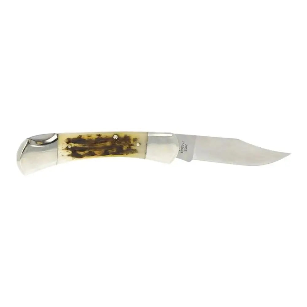 Remington Knives Ole Granddad Bullet Folding Knife 3-3/4 Clip Blade Stag Buy at Faith and Freedom Outdoors
