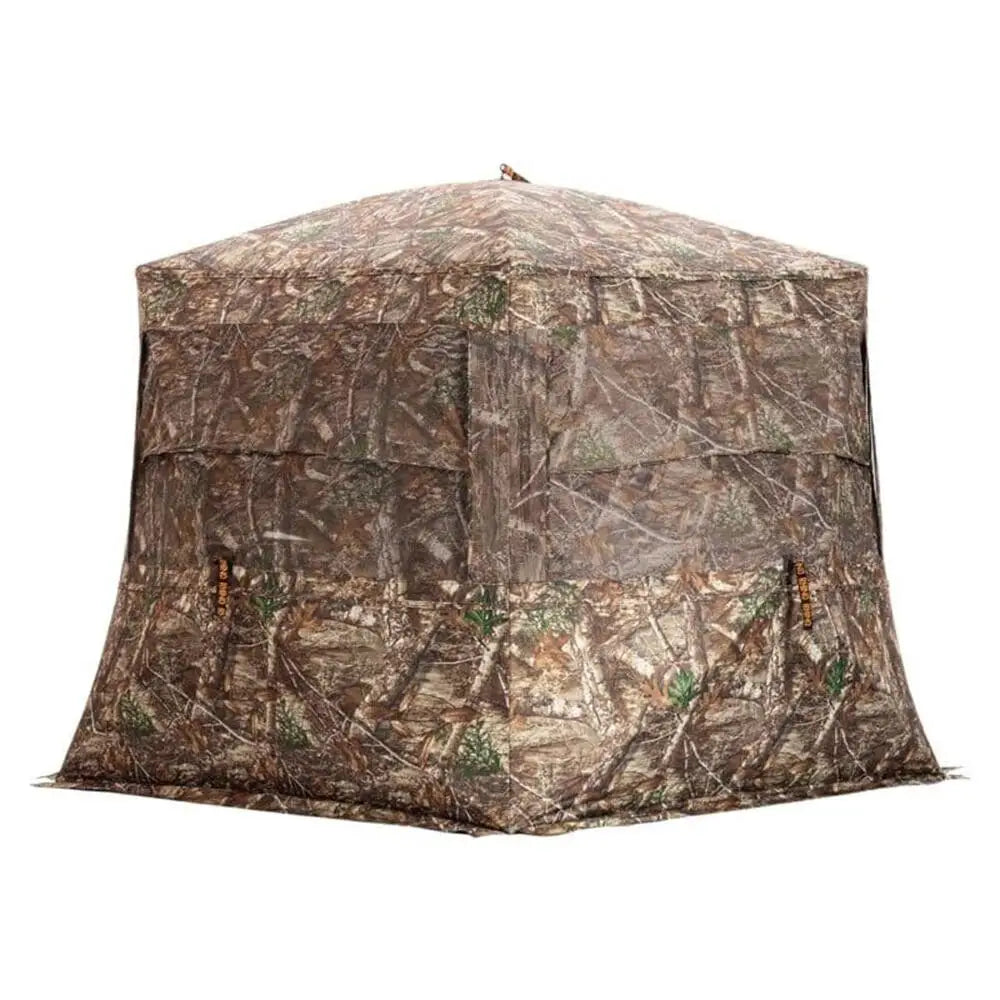 Rhino Blinds Ground Right Handino Low Hub Blind Mossy Oak Country Buy at Faith and Freedom Outdoors