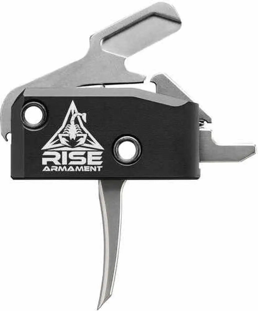 Rise Armament High Performance Ar-platform Black/silver Single-stage Flat 3.50 Lbs - Ra434slvrawp