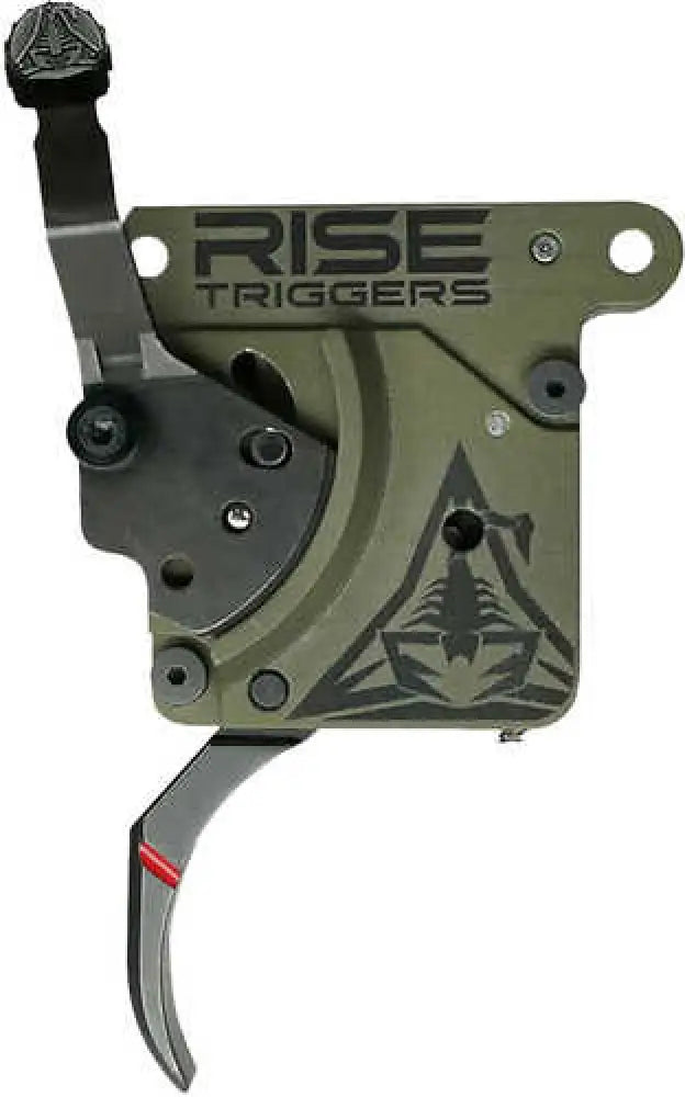 Rise Armament Ra740bc Reliant Trigger Black/green Curved - Ra740bc