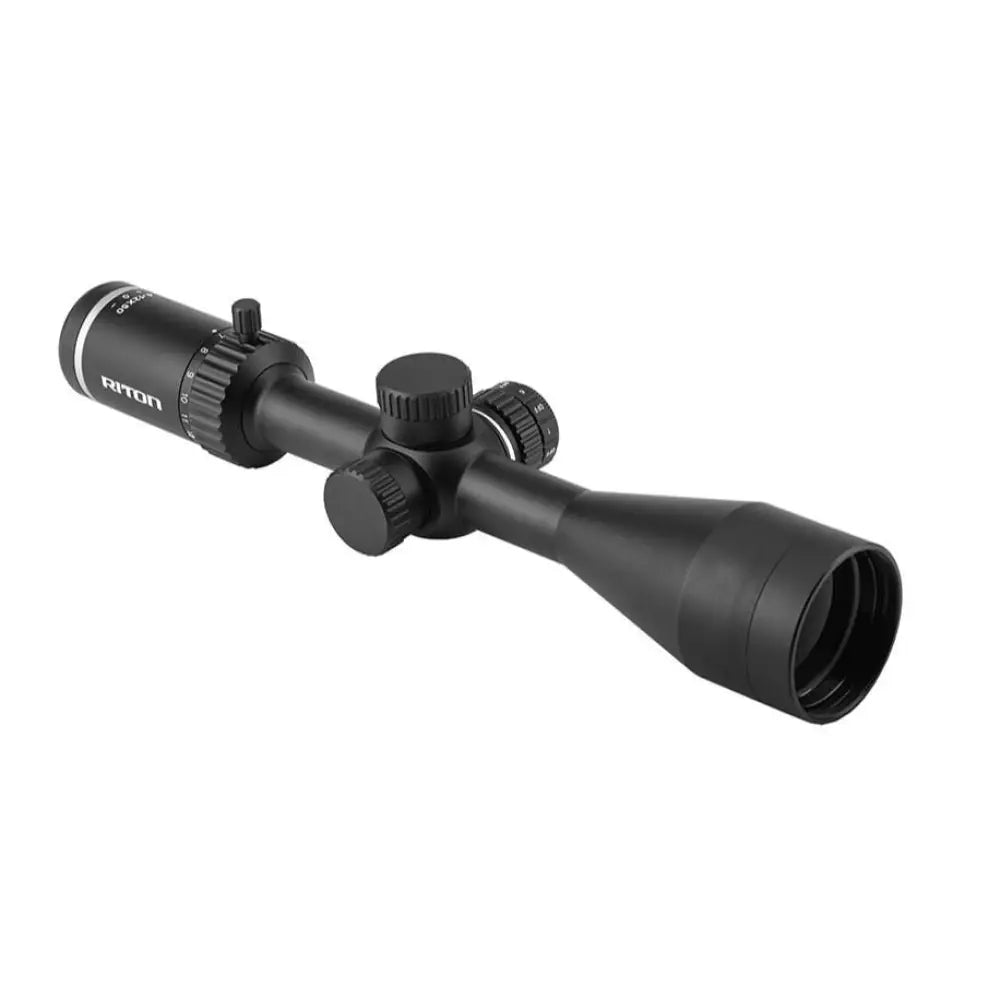 Riton Optics Centerfire Scopes 1 Primal Rifle Scope 4-12x50 1’’ Sfp Rdh Reticle Illum - Black Buy at Faith and Freedom
