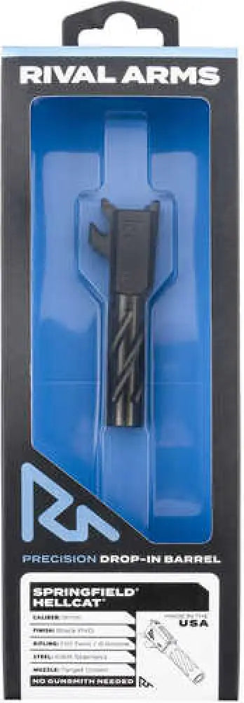 Rival Arms Ra-ra20h101a Precision V1 Black Pvd Spiral Fluted Stainless Steel for Springfield Hellcat - Ra-ra20h101a