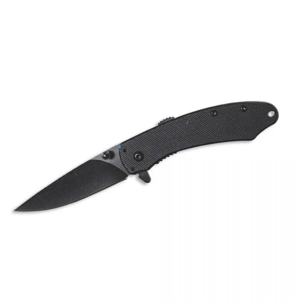 Rock Ridge Outdoors Knives Abkt Elite Ember Folding Knife 2-3/4’’ Drop Point Blade Black Buy at Faith and Freedom