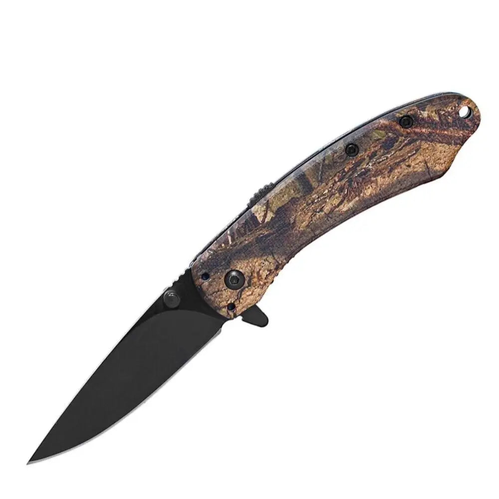 Rock Ridge Outdoors Knives Abkt Elite Ember Folding Knife 2-3/4’’ Drop Point Blade Mossy Oak Dna Buy at Faith