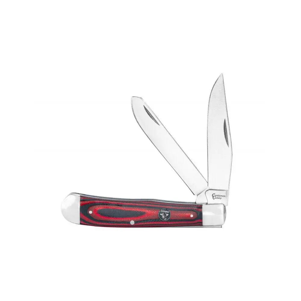 Rock Ridge Outdoors Knives|knives & Edged Tools Abkt Cattleman Trapper Cowhand Knife 2 Blades Red Buy at Faith
