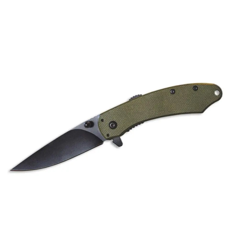 Rock Ridge Outdoors Knives|knives & Edged Tools Abkt Elite Ember Folding Knife 2-3/4’’ Drop Point Blade Green Buy