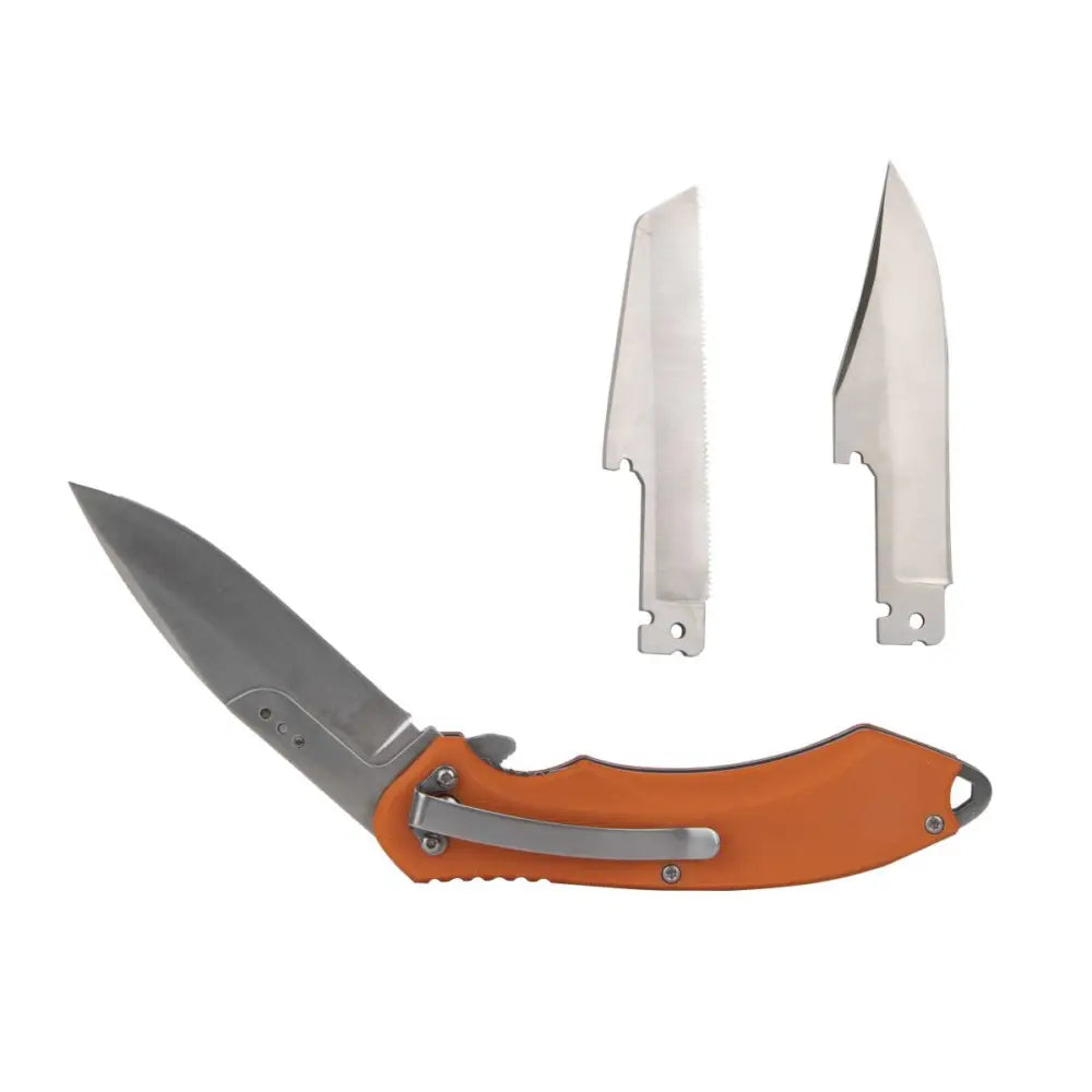 Rock Ridge Outdoors Knives|knives & Edged Tools Abkt Elite Switch Folder Knife 4-1/4’’ Blades Orange Buy at Faith