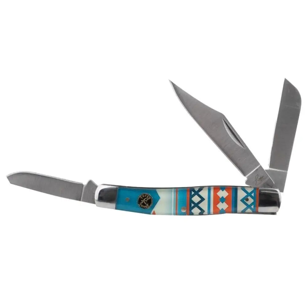 Rock Ridge Outdoors Knives|knives & Edged Tools Abkt Roper Stockman Sunset Knife 3 Blades Buy at Faith and Freedom