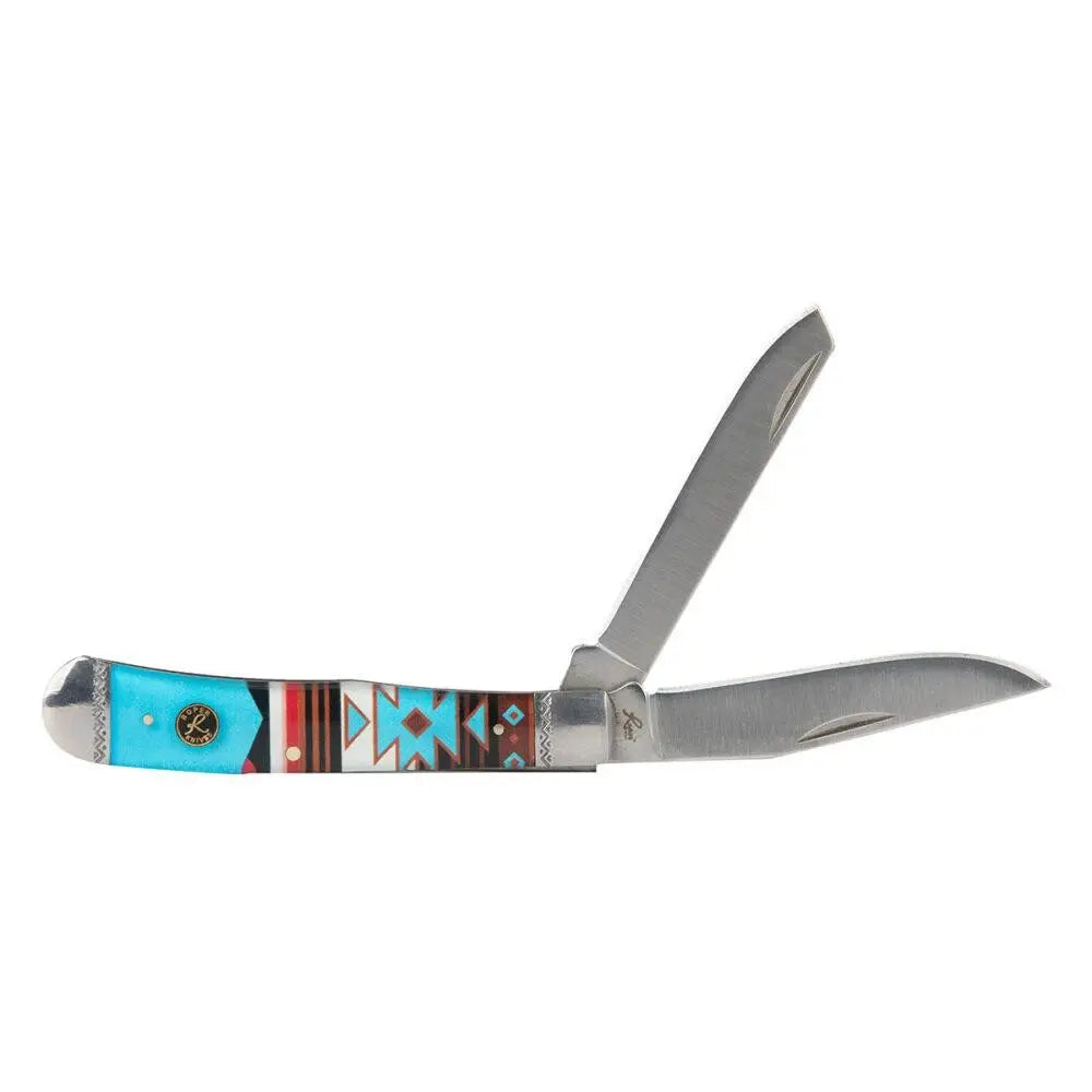 Rock Ridge Outdoors Knives|knives & Edged Tools Abkt Roper Trapper Sunset Series Ii Knife 2 Blades Buy at Faith