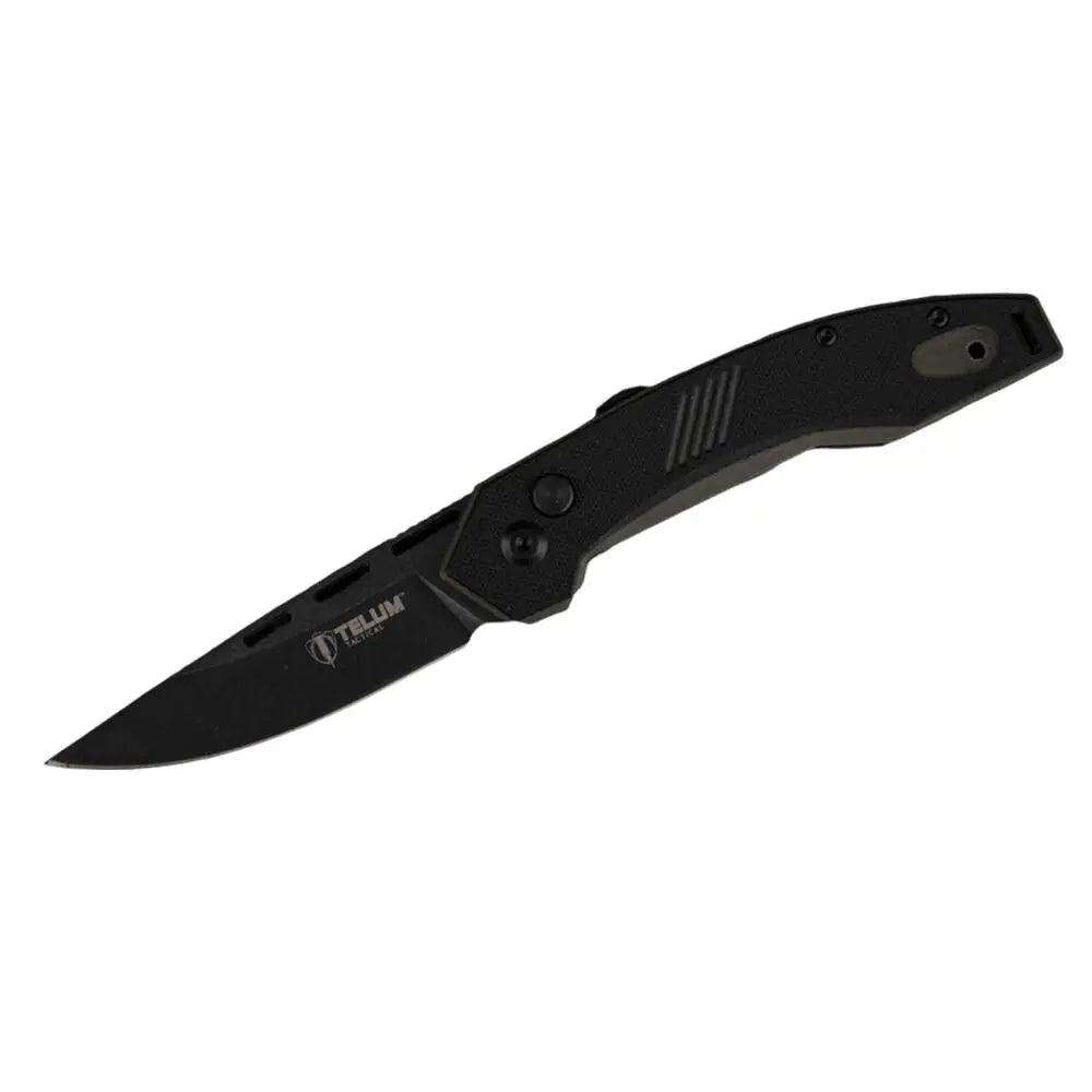 Rock Ridge Outdoors Knives|knives & Edged Tools Telum Incinerator Tactical Automatic Knife 3-1/2’’ Drop Point Blade