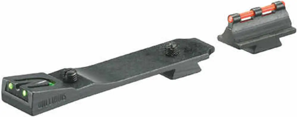 Ruger 10/22 Fiber Optic Sight Set Front/rear Matte Black Finish - 90340