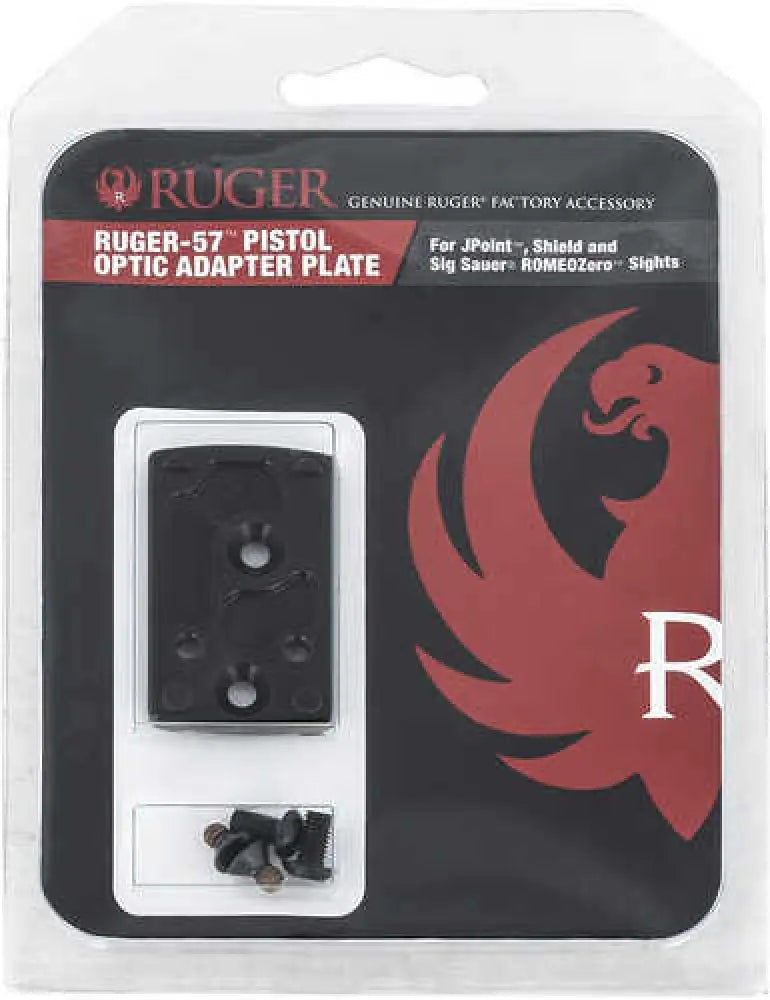 Ruger Ruger-57 Optic Adapter Plate 6061-t6 Aluminum Black Hardcoat Anodized - 97023