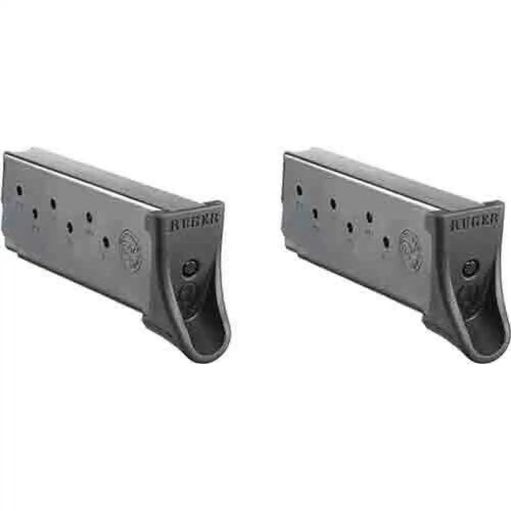 Ruger Magazine 9mm 7rd Fits Lc9/lc9s and Ec9s with Finger Rest 2 Pack Blue Finish 90642