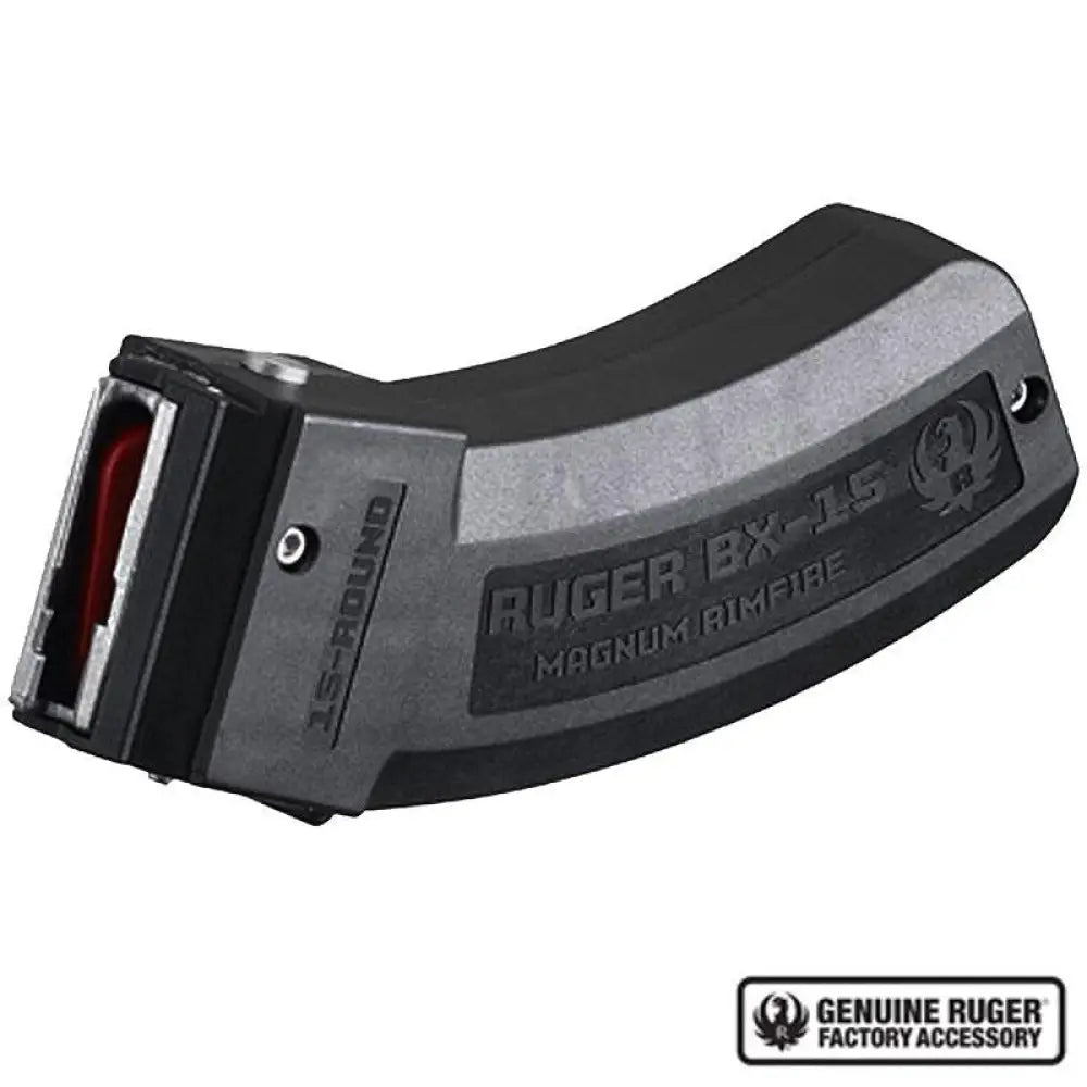 Ruger Rifle Magazines Bx-15 Magnum Magazine Black.17 Hmr/22 Wmr 15/rd Buy at Faith and Freedom Outdoors