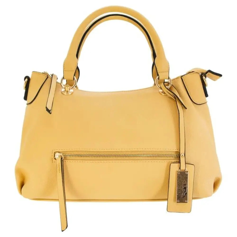 Rugged Rare Purses Darcy Concealed Carry Handbag Biscuit Yellow Buy at Faith and Freedom Outdoors