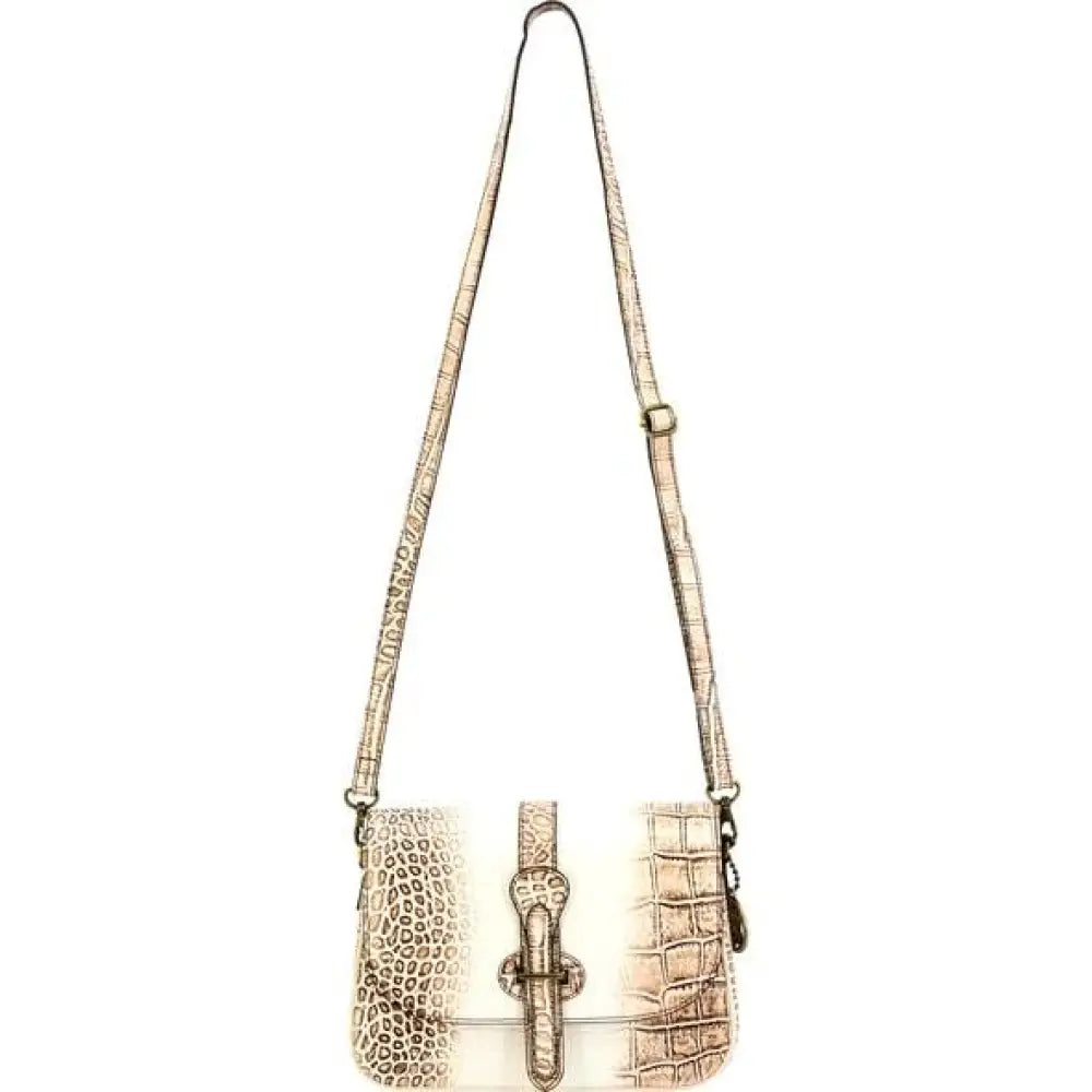 Rugged Rare Purses|personal Defense & Security Smith Wesson Croc Crossbody Beige Buy at Faith and Freedom Outdoors