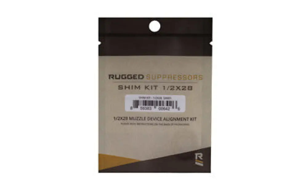 Rugged Shim Kit 1/2x28 Buy at Faith and Freedom Outdoors - Suppressor Accessories