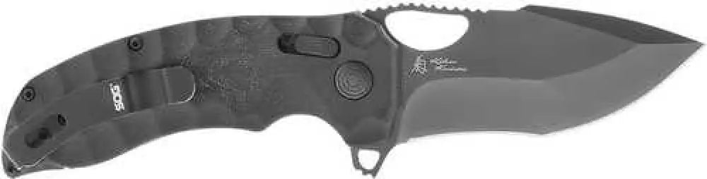 S.o.g Kiku Xr Lte 3.02’’ Folding Tanto Plain Cryo Cts Xhp Blade G10 Deep Textured Blackout Handle - Sog-12-27-04