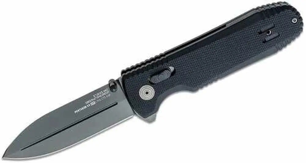 S.o.g Sog12610557 Pentagon Xr Lte 3.60’’ Folding Spear Point Graphite Tini Cryo Cts Xhp Blade/black G10 Handle Includes