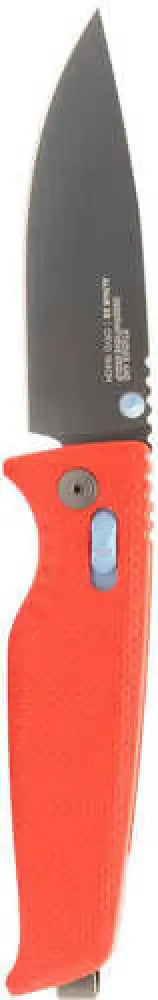 S.o.g Sog12790257 Altair Xr 3.20’’ Folding Plain Bead Blasted Cryo Cpm 154 Ss Blade/ Canyon Red W/stone Blue Accents