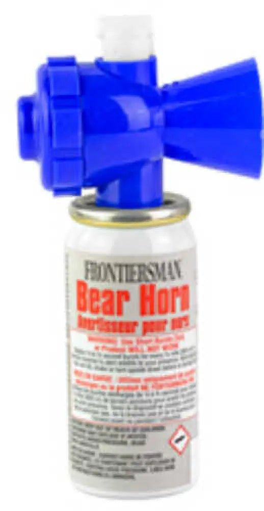 Sabre Alarm Frontiersman Bear Horn W/ On/off Locking Top to Prevent Accidental Deployment Blue - F-lh-01