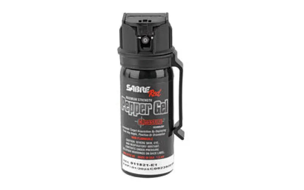 Sabre Crossfire Pppr Gel W/clp 1.8oz Buy at Faith and Freedom Outdoors - Pepper Sprays - Gel