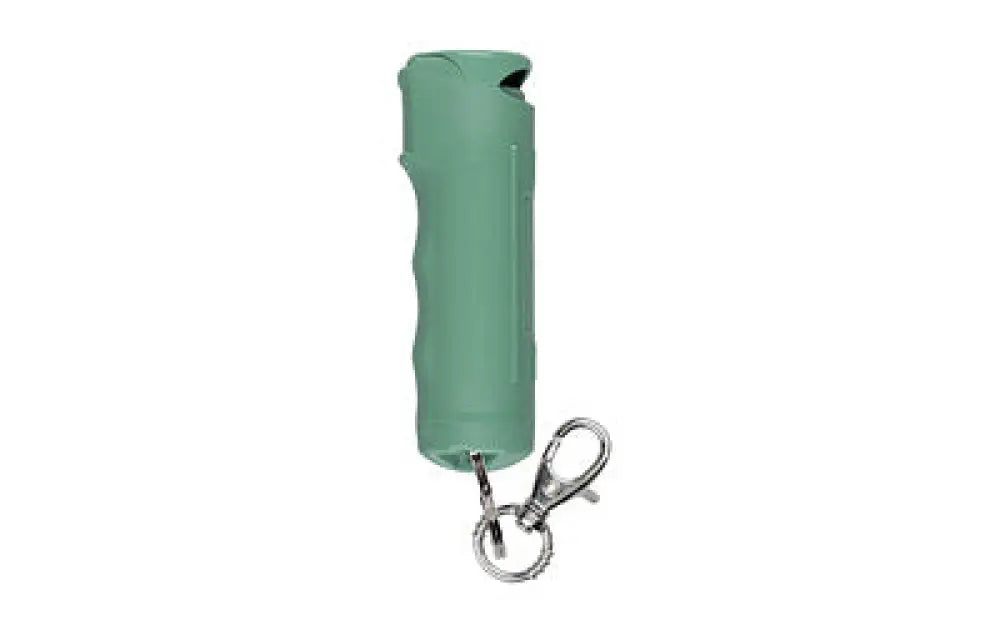 Sabre Flip Top Gel Sage Green W/clip Buy at Faith and Freedom Outdoors - Pepper Sprays - Gel