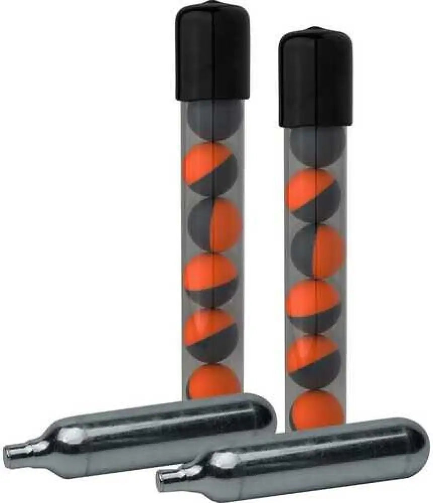 Sabre Home Defense Pepper Ball Launcher Refill Kit 14 Red Powder Balls and 2 C02 Cartridges - Spocp-r-01
