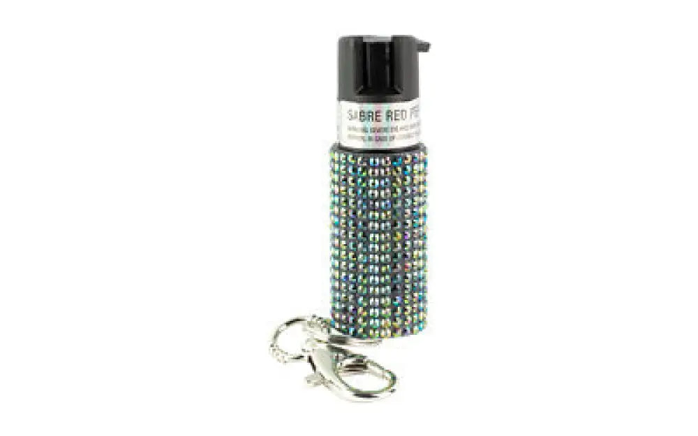 Sabre Jeweled Spray W/key Ring Blk Buy at Faith and Freedom Outdoors - Pepper Sprays - Spray