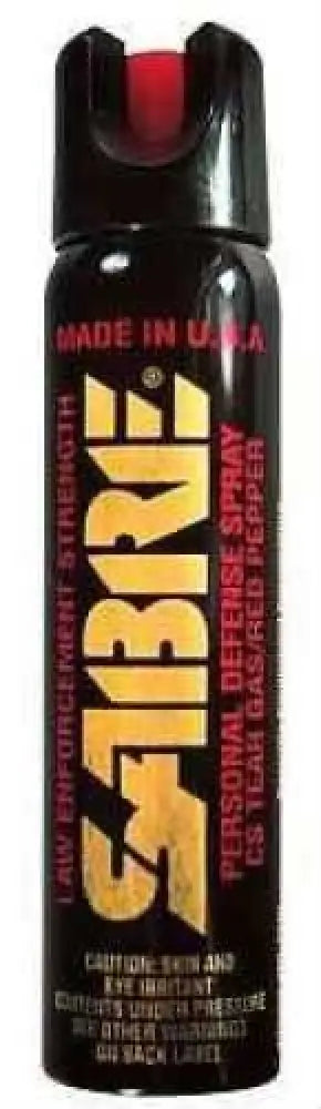 Sabre Pepper Spray Lock Top 4.3oz Red Cs Tear Gas & Uv Dye M-120l