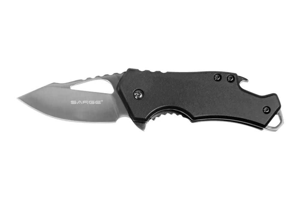 Sarge Knives & Edged Tools|knives|knives Tools Black Fuse Folding Knife 2 3/8’’ Blade with Bottle Opener Buy at Faith