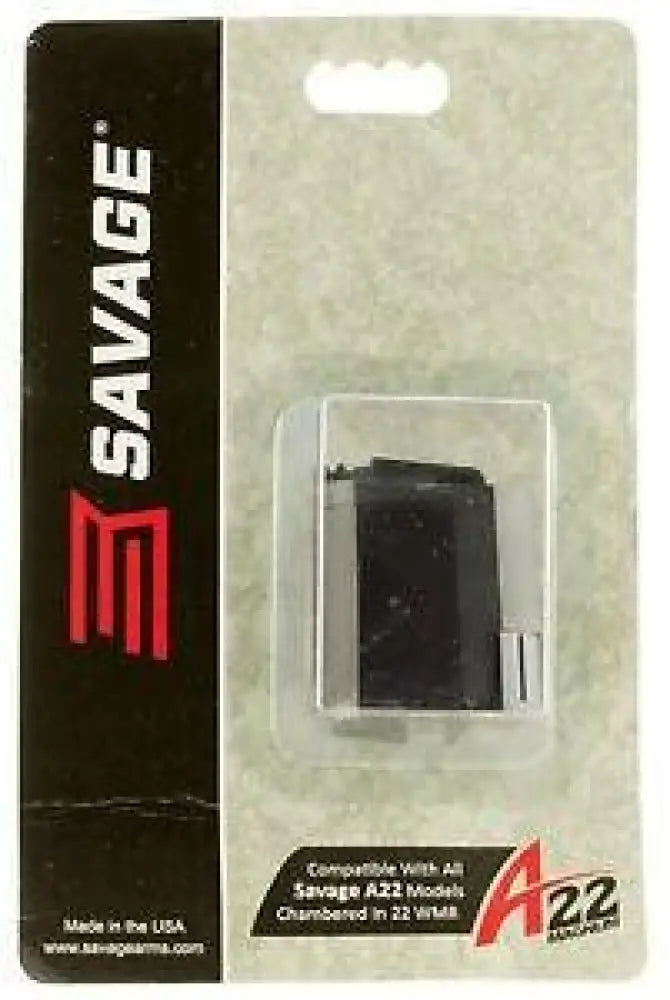Savage Arms Rifle Magazines A22 Series Magazine 22 Wmr 10/rd Black Buy at Faith and Freedom Outdoors