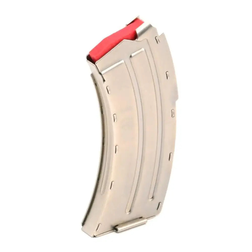 Savage Arms Rifle Magazines Mark Ii Series Magazine 22 Lr.17 Mach 2 10/rd Silver Buy at Faith and Freedom Outdoors