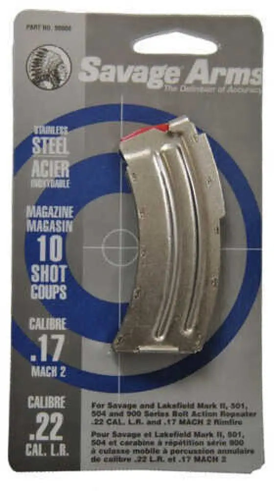 Savage Magazine 22lr 10 Rounds Fits Ruger Mark Ii Series Stainless 90008
