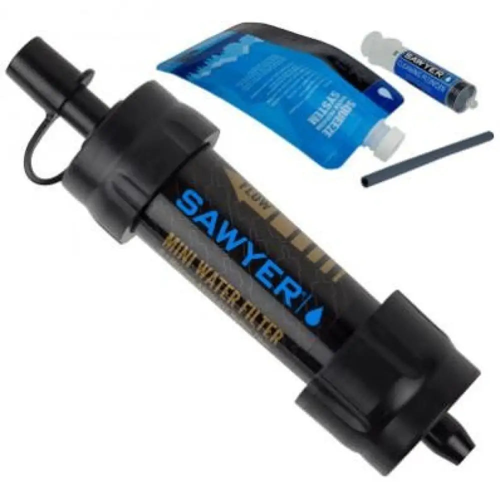 Sawyer Water Treatment Mini Filtration System Black Buy at Faith and Freedom Outdoors
