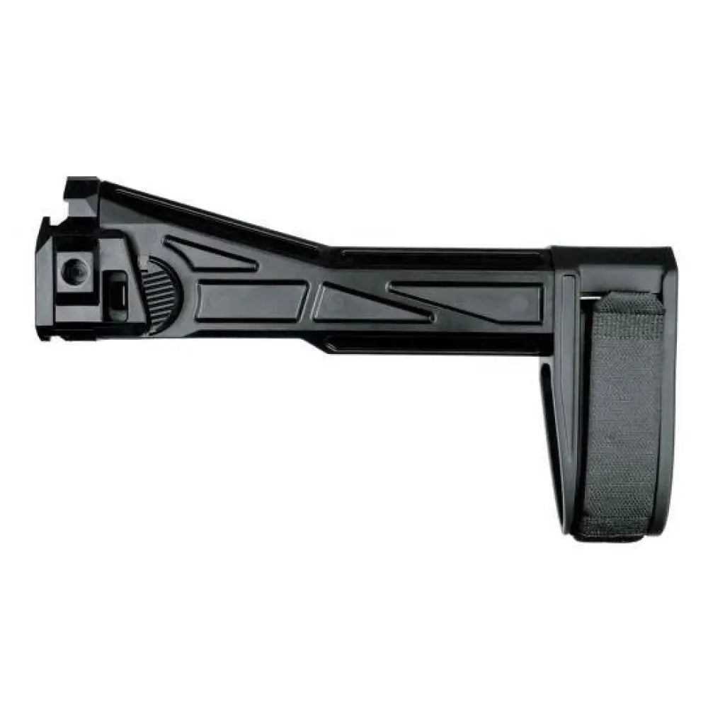 Sb Tactical Chassis & Stocks Evo2 Pistol Side Folding Brace Black Logo Buy at Faith and Freedom Outdoors