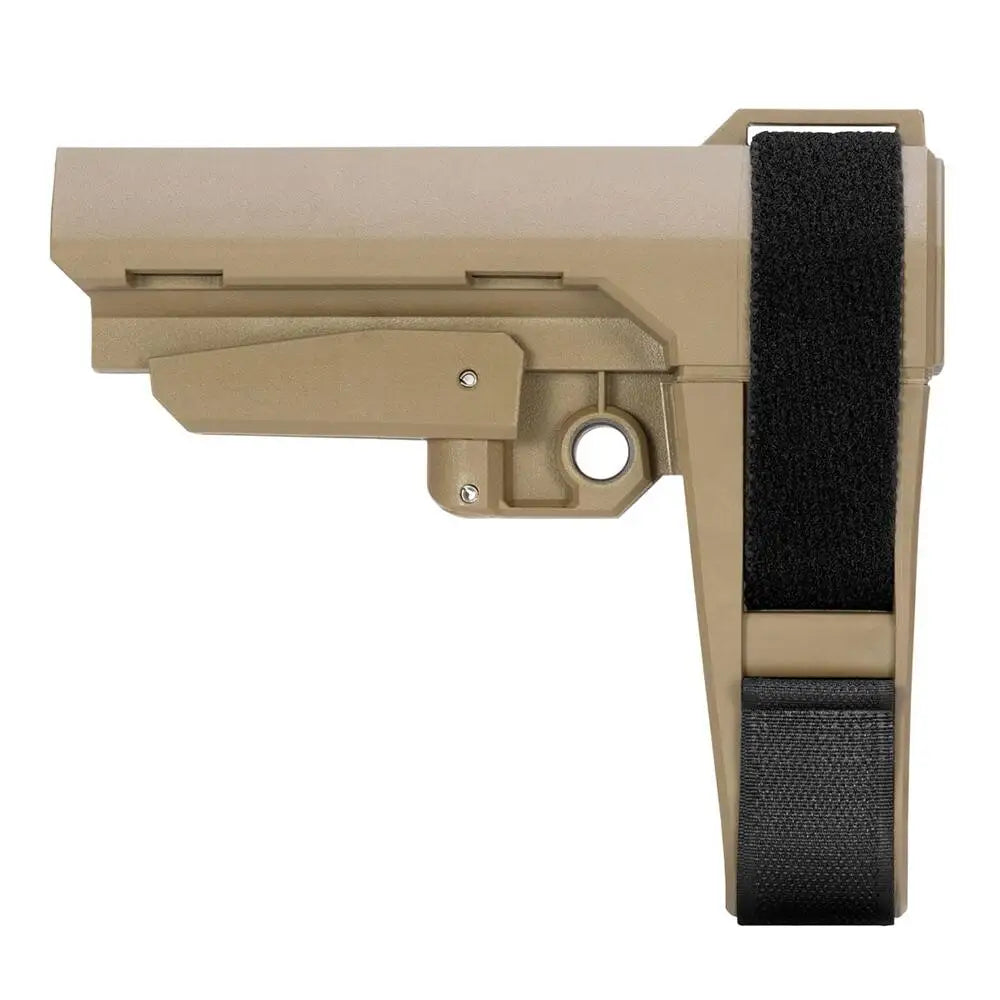 Sb Tactical Chassis & Stocks Sba3 Pistol Stabilizing Brace 5-position Adjustable Fde Buy at Faith and Freedom Outdoors
