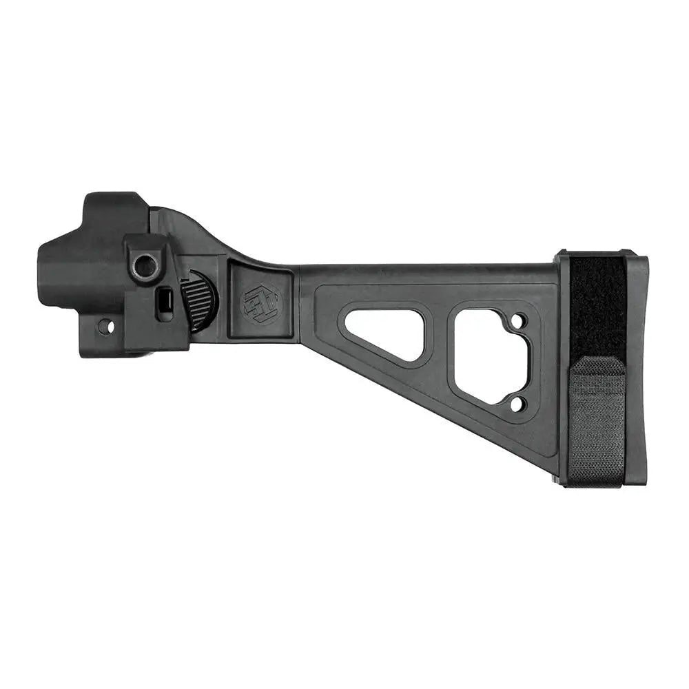 Sb Tactical Chassis & Stocks Sbt5-22 Side Folding Brace for Hk Mp5 Black Buy at Faith and Freedom Outdoors