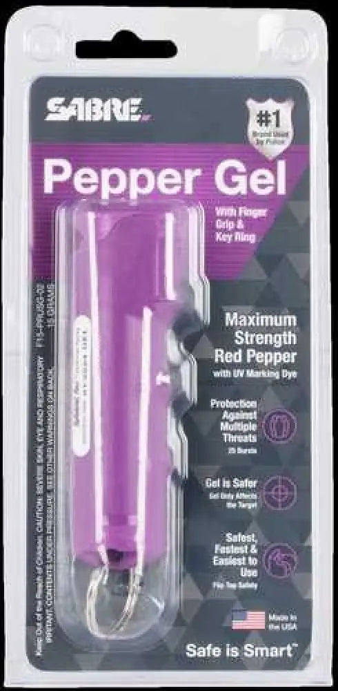 Sec Purple Flip Top Pepper Gel - F15prusg02