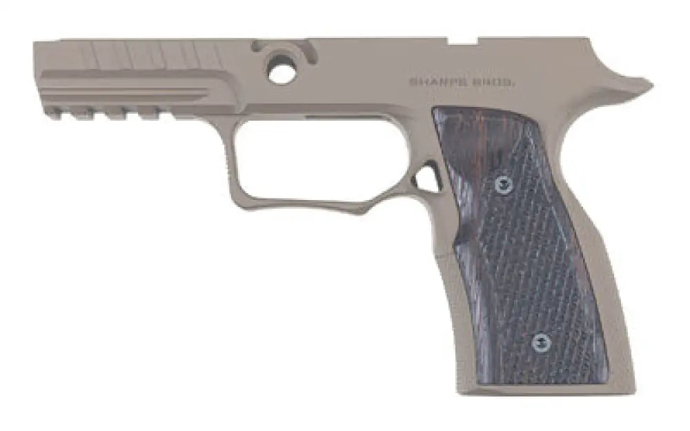 Sharps Grip for P320 Safty Fde/wenge Buy at Faith and Freedom Outdoors - Grips - Grip