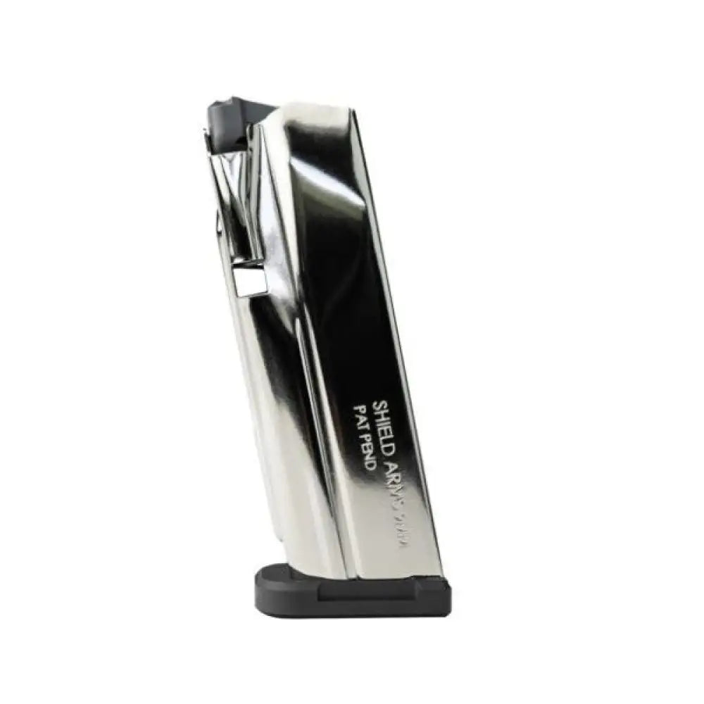 Shield Arms Handgun Magazines S15 Gen 3 Magazine Electroless Nickel 9mm Luger 15/rd Buy at Faith and Freedom Outdoors